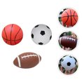 thumbnail image 2 of 1 juego de 3 pelotas inflables de rugby para niños, fútbol, baloncesto., 2 of 5
