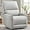 Ash Grey, variant on Recliner Chair 360 Swivel Rocker Recliner Chairs for Adults, Small Recliners for Small Spaces, Upholstered Nursery Chairs with Side Pockets, Glider Rocking Chair for Living Room, Nursery Room