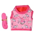 thumbnail image 1 of Bunny Vest Leash, Comfortable Cute Cartoon  Pattern Strong Hardware Buckle  Harness Leash With Hook And Hoop Fasteners For  For Hamster S,M,L, 1 of 8