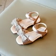 thumbnail image 3 of URMAGIC Girls Sandals Open Toe Summer Flats Dress Sandals Shoes Toddler/Little Kid/Big Kid, 3 of 11