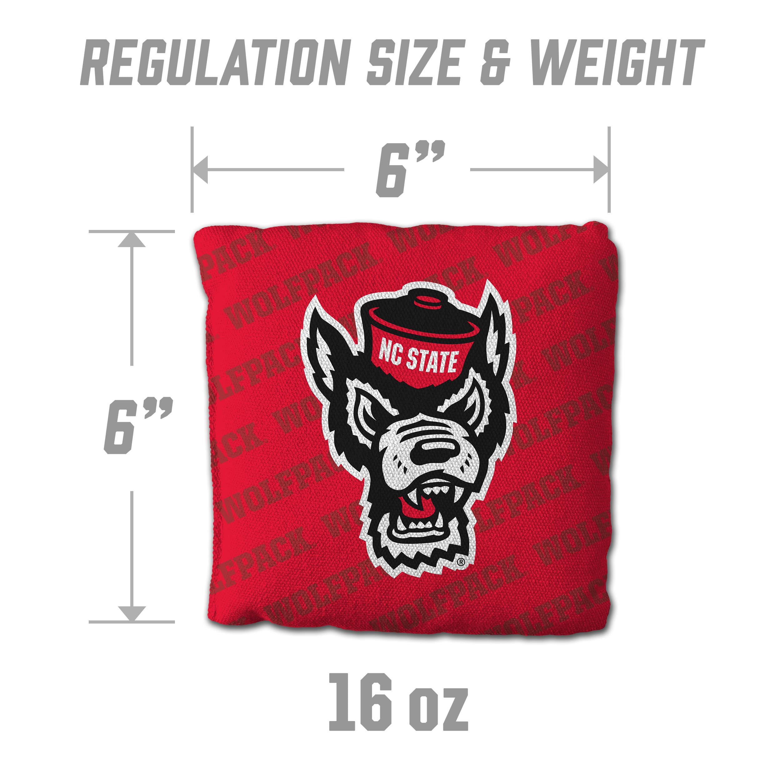 NCAA NC State Wolfpack Cornhole Bags - 4PK - Red