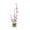 Purple, variant on Meitianfacai Decoration Simulation Flowers Restaurant Decorative Flowers Simulation Plastic Flower, Red