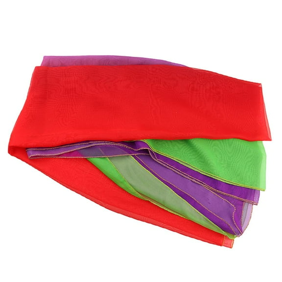 Colors Belly Dance s And Scarf For Women Performance Daily Wear - green red , as described