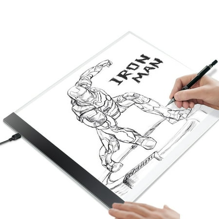 Portable Drawing Board - Kohree A4 LED Tracing Light Box Tracer Portable Artists Drawing Board Copyboard USB Power Cable Artcraft Light Pad