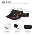 thumbnail image 4 of Disketp Rainbow Jellyfishes Sun Visors for Women Men Unisex Tennis Golf Visor Hat Adjustable Summer Hats Sport Outdoor Visor Hat UV Protection Cap, 4 of 8