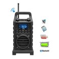 thumbnail image 2 of Pyle Rugged and Portable BT Speaker with Durable Construction, Thick Rubber Casing, FM Radio, USB/SD Card Readers, AUX Input and Built-in Battery-Black, 2 of 4
