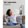 thumbnail image 3 of Ventilador de escritorio USB Koonie Strong Wind, ultrasilencioso, 3 velocidades, 5 pulgadas, 3 of 5