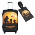 thumbnail image 1 of Anime Cartoon Dragon Ball Z (8) Travel Suitcase Protector Elastic Washable Protective Baggage Covers With Concealed Zipper For 29-32 Inch Suitcase - XL, 1 of 5