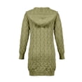 thumbnail image 7 of DIOAZUD Women's Long Cable Knit Hooded Cardigan Sweaters Open Front Duster Coat with Pockets Fall Casual Loose Fit Outwear, 7 of 7