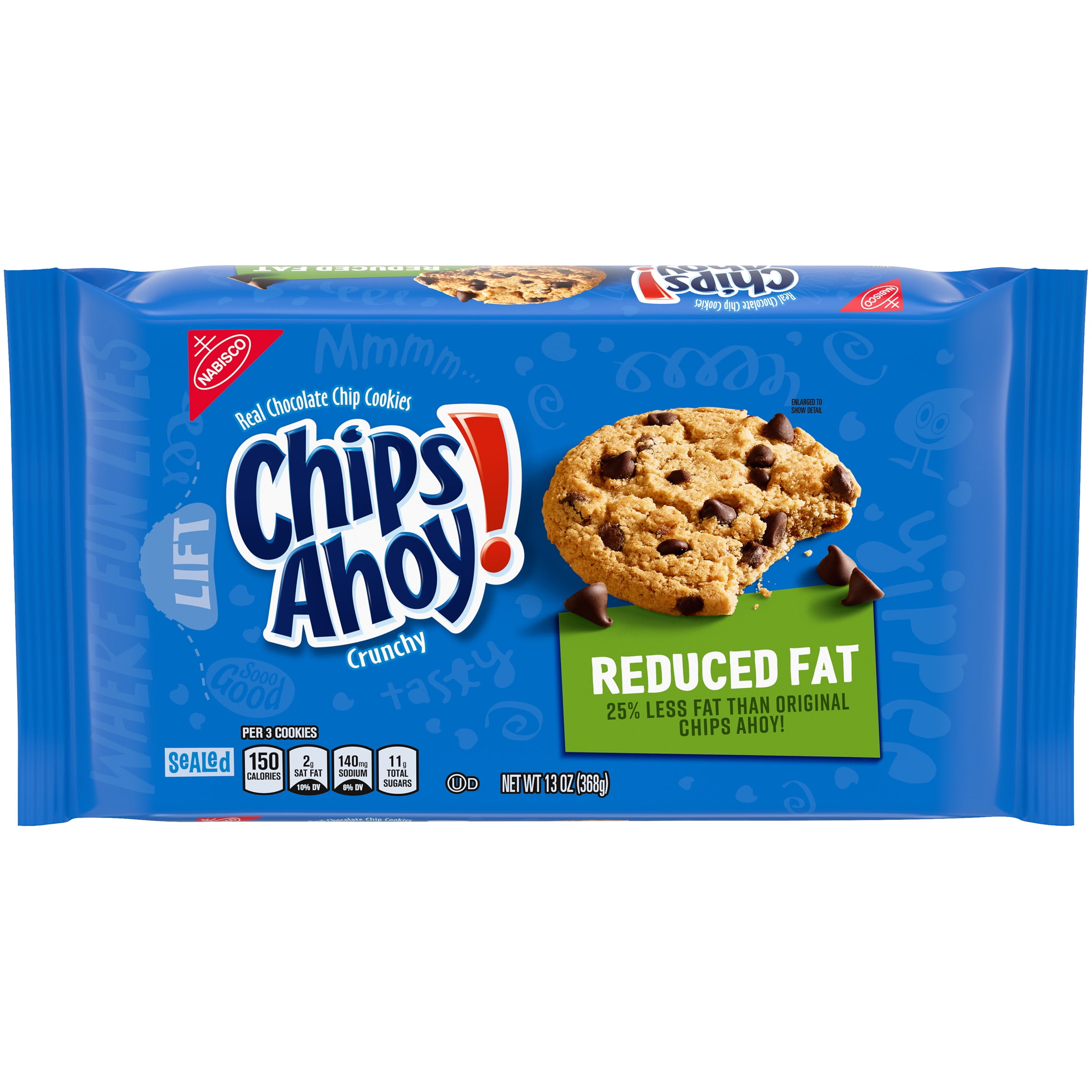 CHIPS AHOY! Reduced Fat Chocolate Chip Cookies, 1 Pack (13 oz ... - 25aa31ae B697 4337 B7ac D9316D8b09f3.b6354469107b8ca71bb1a14644229D12