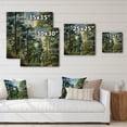 thumbnail image 4 of Designart "Green Pine Tree Emerald Euphony" Landscapes Print on Natural Pine Wood, 4 of 5