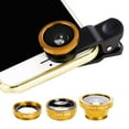 thumbnail image 5 of 3 in 1 Universal Fish Eye Lens + Wide-Angle Lens + Macro Clip Camera Lens Kit for iPad iPhone Samsung Android and Most Smartphones, 5 of 8