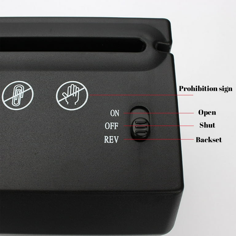 Portable Electric Paper Shredder Usb Battery Operated Shredder