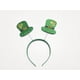 thumbnail image 1 of Diadema con lazo para festival, sombrero pequeño verde para el día de San Patricio, collar con trébol, 1 of 5