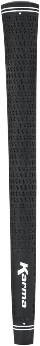 Karma Velour Black Jumbo Plus (+1/8") Men's Golf Grips (13 Pack)