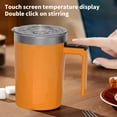 thumbnail image 4 of Automatic Mixing Cup with Magnetic Stirrer, LCD Temperature Display, 400ml Capacity for Coffee, Tea, Protein Shakes, Hot Chocolate, Food-Grade 304 Stainless Steel, Electric Stirring Mug, 4 of 6