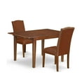 thumbnail image 2 of East West Furniture Dining Room Set Mahogany, MLEN3-MAH-66, 2 of 6