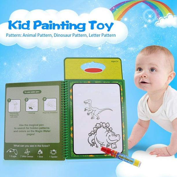 Juguetes de pintura, juguetes de pintura para bebés, tablero de