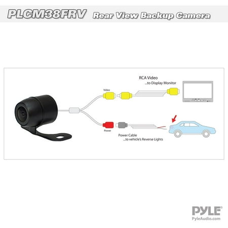 Pyle® Plcm38frv Front & Backup Camera With Universal Mount