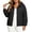 Black, variant on Womens Lightweight Rain Jacket Hooded UPF 50+ Sun Protection Windbreaker Waterproof Raincoat Hiking Workout Full Zip Outerwear