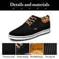 thumbnail image 4 of Cyiecw Men's Invisible Height Increasing Elevator Shoes Lace-up Fashion Casual Shoes 2.36 Inches Taller, 4 of 7
