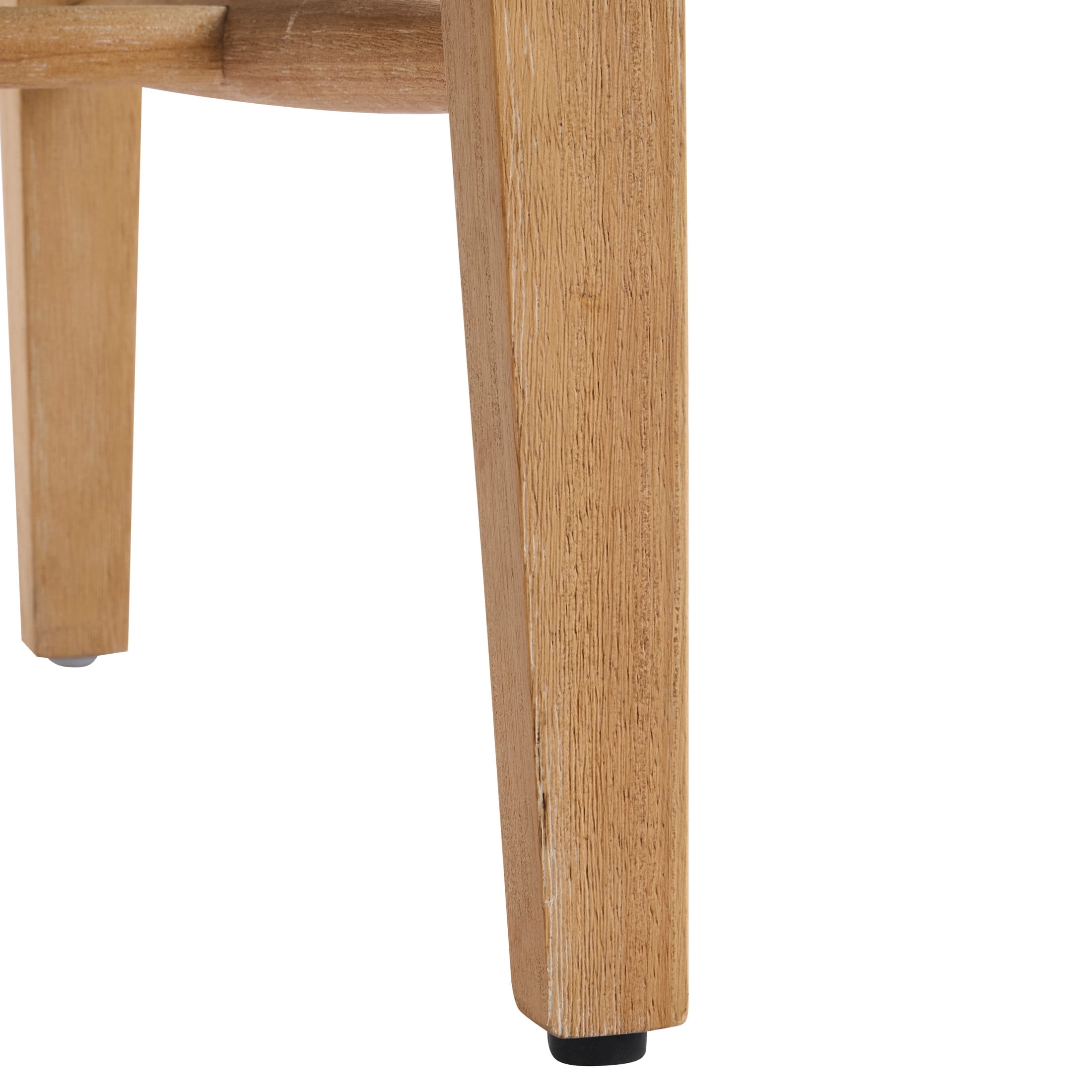 Christopher Knight Home Upholstered Dining Chair Set of 4 with Cane Back, Rubberwood Legs, Natural