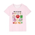 thumbnail image 2 of Fiudx Camiseta para Niños, Suave Mezcla de Poliéster y Elastano, Cuello Redondo, Manga Corta, Cómoda, Uso Diario Informal, Niño/Niña, Estilo Lavado a Mano., 2 of 6