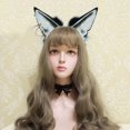 thumbnail image 5 of Fox Wolf Cat Dog Ears Diadema Hairband Hair Hoop Disfraz de Halloween Party Headwear Accesorios para el cabello MFZFUKR CPB-SSW2376-1, 5 of 5