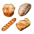 thumbnail image 3 of Artificial Bread Fake Simulation Realistic Food Cake French Bread Loaf Dessert, 3 of 4