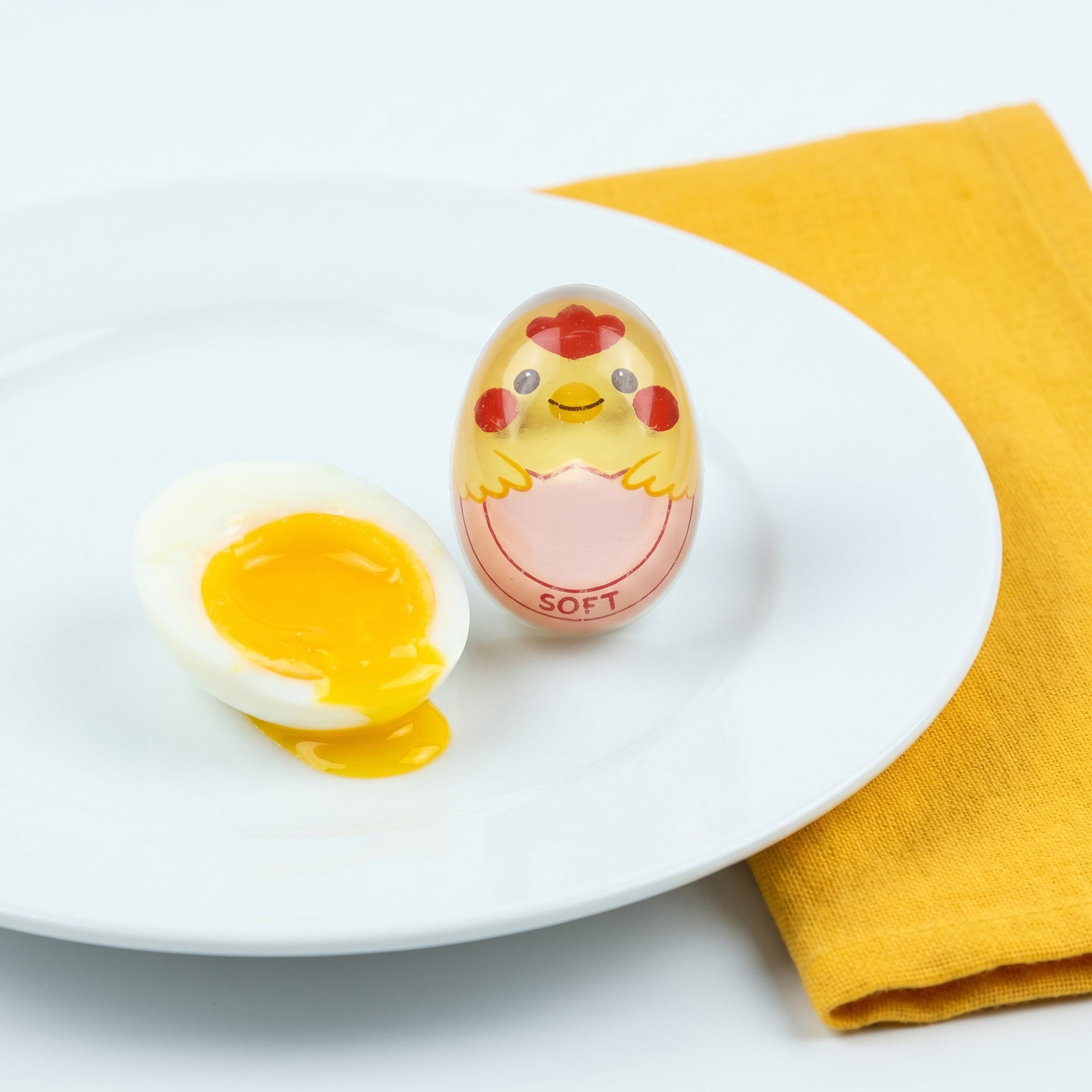 Unique Bargains Egg Timer with Color Changing Indicator for Perfect Boiled Eggs Pink