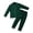 A_Blackish Green, variant on Little One YVNAURA Christmas Family Matching Pajamas Green Black Buffalo Plaid Set Button Down Notch Collar Long Sleeve Sleepwear White Piping Holiday Loungewear Pjs, Blackish Green,4T
