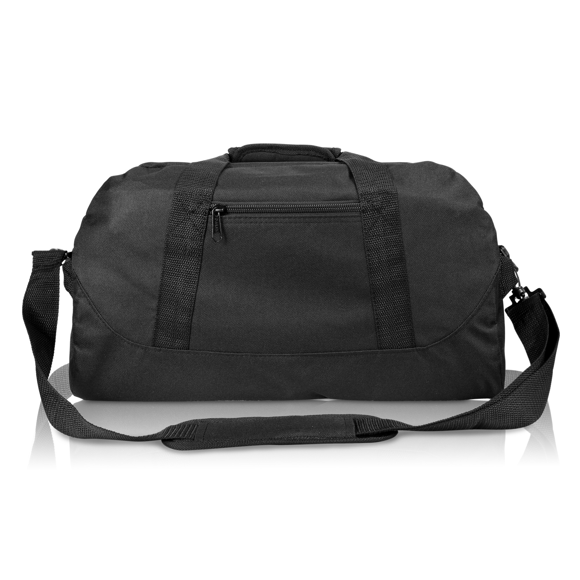 DALIX 18" Duffle Bag Two-Tone Sports Travel Gym Luggage Bag in Black - image 2 of 5