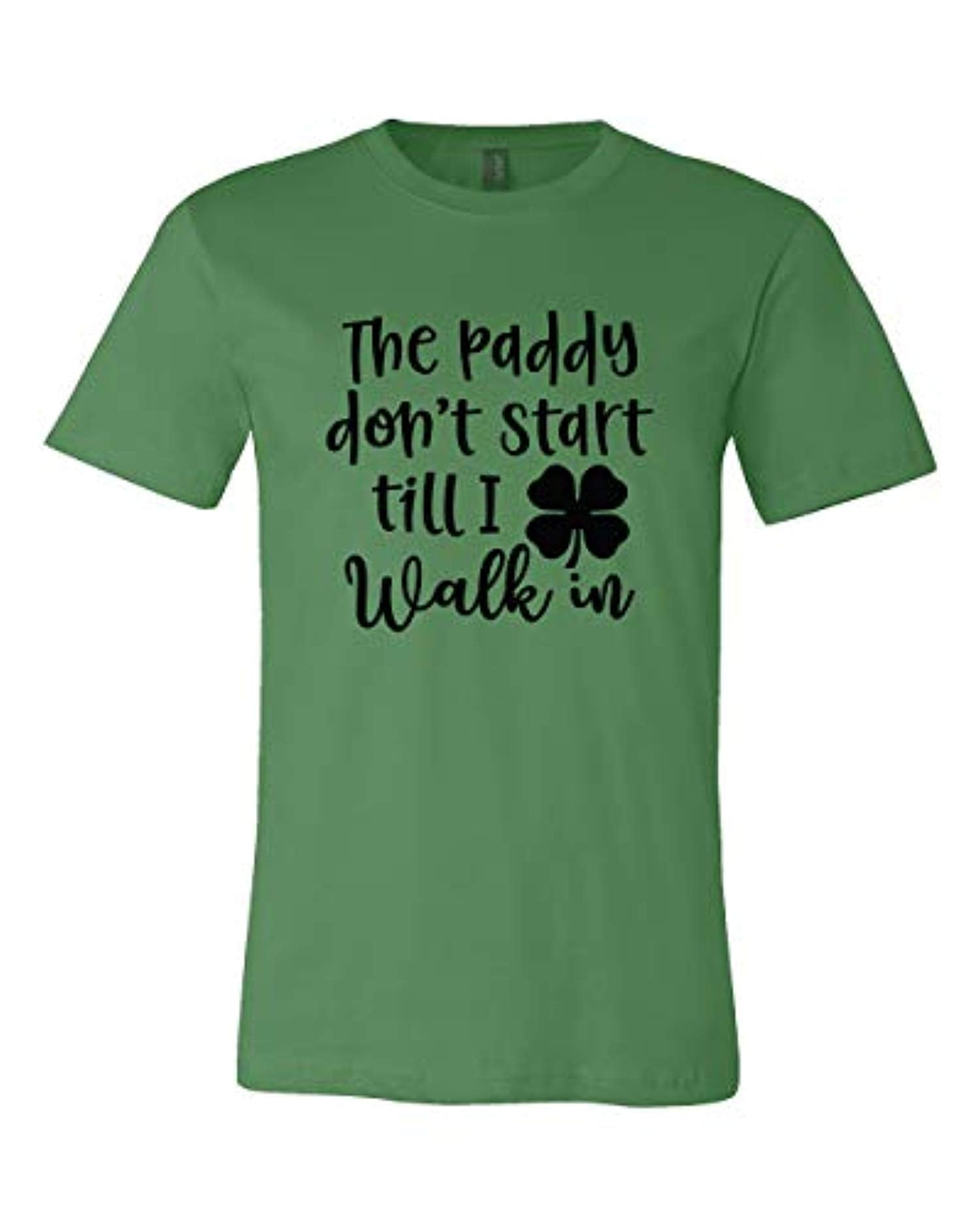 Funny St. Patrick's Day Paddy Don't Start Till I Walk in Adult Short Sleeve - Bild 7 von 31