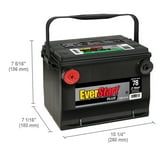 EverStart Plus Lead Acid Automotive Battery, Group 78, 12V, 600 CCA ...