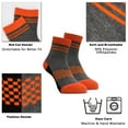 thumbnail image 3 of Boys Crew Socks Novelty Plaid Kids Multiple Colour Elastic Mid Cut Toddler Socks Fashion Casual Breathable Boy Sport Socks 12 Pairs for 2-14 Years Children, 3 of 7