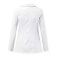 thumbnail image 3 of Vedolay Women's Coat Suit Jackets for Women Fashion 2023 Casual Long Sleeve Open Front Work Blazer Jackets with Pockets,White XL, 3 of 4