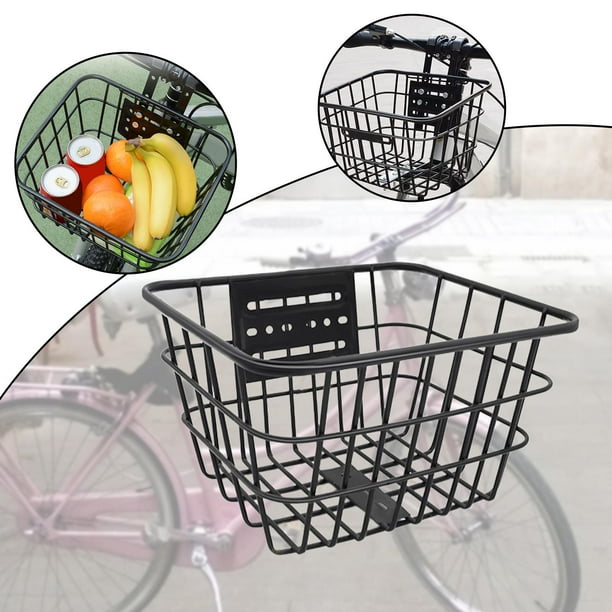 Cesta de bicicleta para niños, de alambre de hierro, versátil