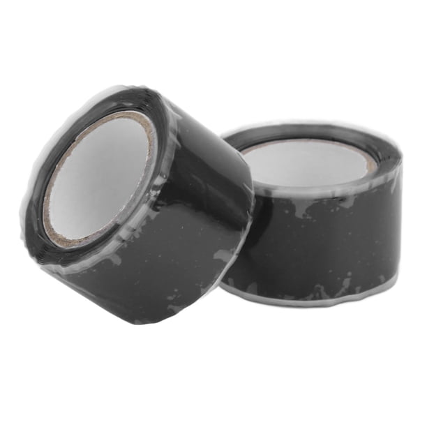 Autofundibles de Cintas, 1,5 m / 4,9 Pies Paquete de 2 Cintas de Silicona Autofundibles Cinta adhesiva aislante para reparación impermeable de Mangueras de Agua Sellado de Fugas