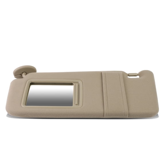 DNA Motoring ZTL-Y-0157-L-YE FOR 2009-2016 Toyota Venza Factory Style Left Driver Side Sun Visor Sunshade without Vanity Light Beige 10 11 12 13 14 15