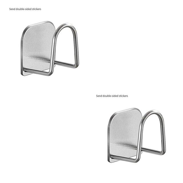 Bearachild Estante de almacenamiento de cocina montado en la pared toalla colgante cepillo de esponja soporte de pañuelos baño soporte de organización de Lijado con rejilla de esponja 2piezas Bearachild CBP023575