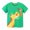 Green, variant on LYMAYTER Kids Baby Girls Cotton T-Shirts Summer Cartoon Printing Tees Shirt for 2-8 Years Toddler Short Sleeve Pullover