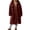 A-Burgundy, variant on Girls Winter Fuzzy Coat Solid Color Fleece Hoody Jackets Faux Fur Warm Winter Outwear Jackets A-Olive Green