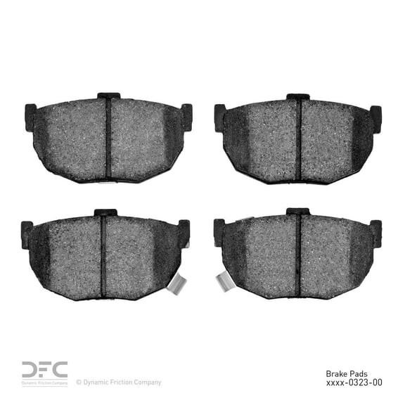 Dynamic 1551-0323-00 DFC 5000 Advanced Brake Pads - Ceramic Fits select: 1994-2006 HYUNDAI ELANTRA, 2006-2009 KIA SPECTRA
