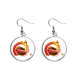 thumbnail image 1 of Pendientes colgantes de plata Unbranded patriotismo, 1 of 3