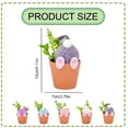 thumbnail image 3 of Homesteed Easter Table Centerpiece Decor Plush Bunny Tail Planter Artificial Spring Flowers for Home Indoor Egg Hunt Party, 3 of 9