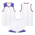 thumbnail image 4 of Krdevn Boys Color Basketball and Shorts Set 2 Piece Athletic Uniform for Kids,L, 4 of 6