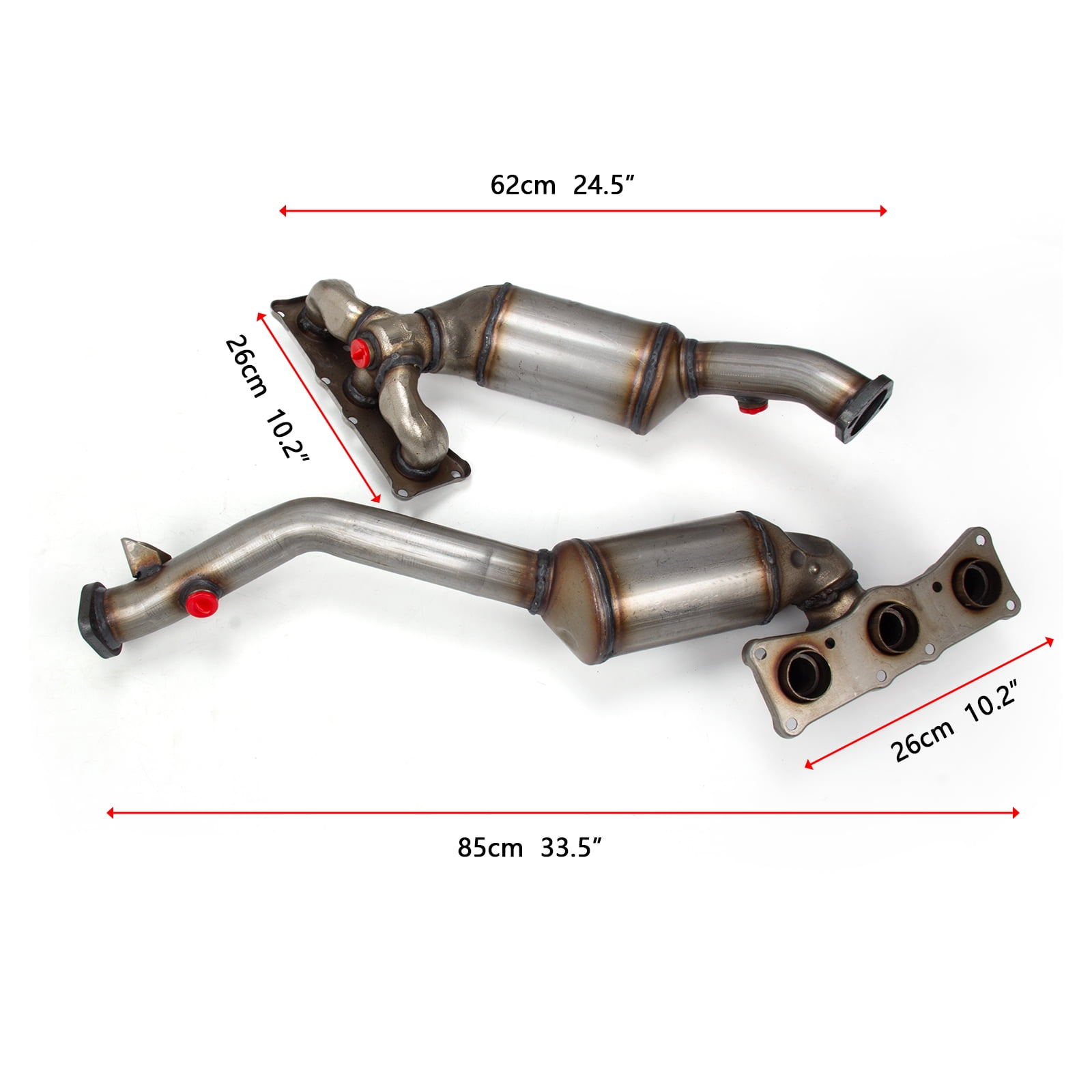Exhaust Manifolds with Integrated Catalysts Fits 2001-2010 BMW X5 3.0L Federal Not Carb Bank 1 & 2