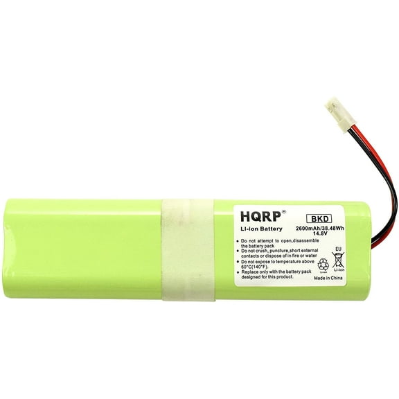 HQRP Battery Compatible with Ilife V3s Pro V5s Pro V50 V8s X750 18650B4-4S1P-AGX-2 Smart Robot Vacuum Automatic Floor Cleaner 2600mAh