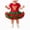 E028-Red, variant on NOLDARES Baby Girl Christmas Dress Xmas Tree Romper Pompom Star Tutu Dresses Bow Newborn Clothes,Size 6-12 Months