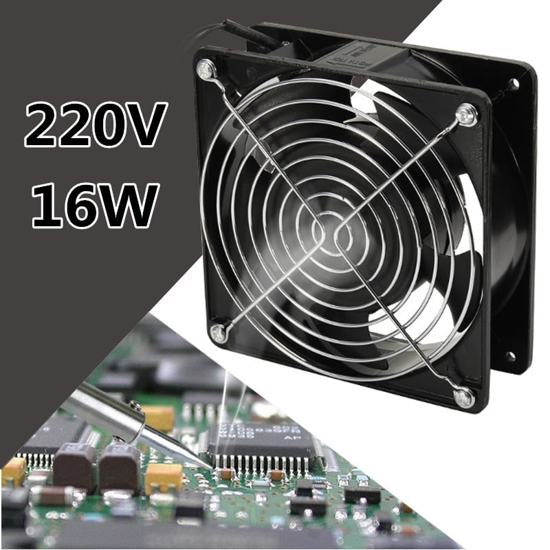 220 Solder Smoke Absorber Remover Fume Air Filter Fan Ventilation